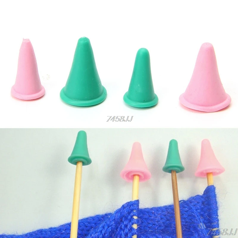 4 шт. резиновые вязальные крючки для вязания|Швейные инструменты и аксессуары| |