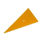 EHDIS Профессиональный инструмент для тонировки окон, скребок с треугольной пленкой и отверстием, виниловые инструменты для нанесения углов, резиновый скребок для чистки A68