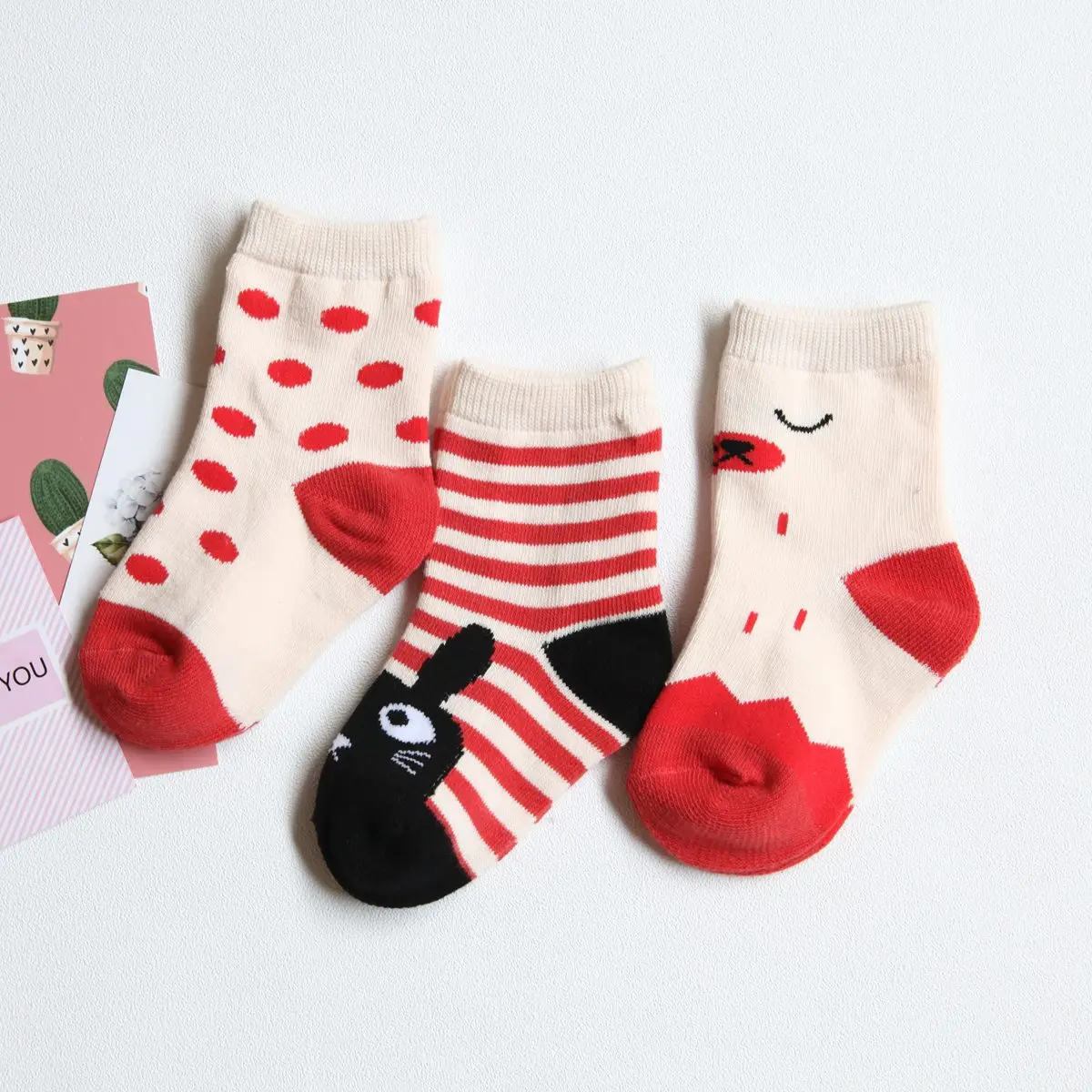 3 пары в партии зимние вязаные детские носки хлопок Ткань Детские для