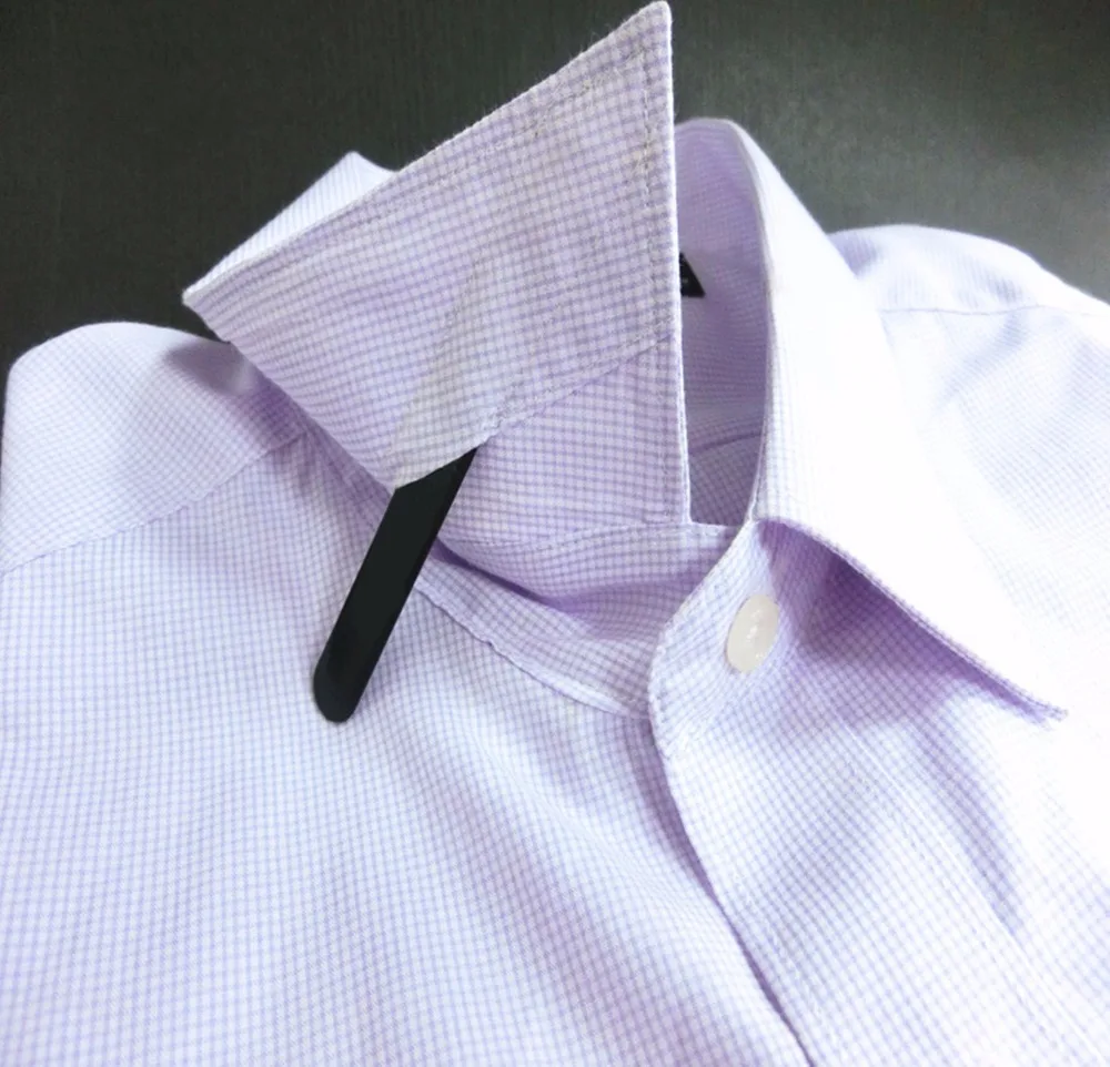 

SHANH ZUN Natural Mother of Pearl Shell Inlaid Stainless Steel Cufflinks & Collar Stays & Tie Clip Gift Set for Shirt