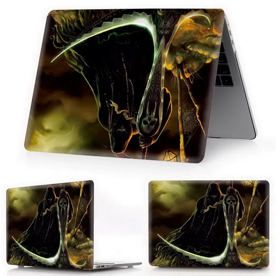 liandaosishen Цветная печать Хэллоуин чехол для ноутбука Macbook Air 11 13 Pro retina 12 13 15 дюймов цвета Touch BarNew Pro 13 15 New Air 13 - Цвет: liandaosishen