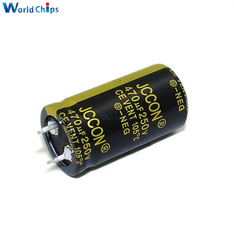 Diymore 250V 470uF 22X40mm алюминиевый электролитический конденсатор 250V470uF 22*40 мм