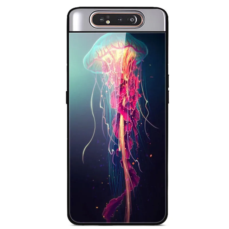 6," чехол для samsung A80, чехол A 80, роскошная задняя крышка из закаленного стекла для samsung Galaxy A80 A90 A 90, чехол, мягкий ТПУ бампер, рамка - Цвет: as photo 52