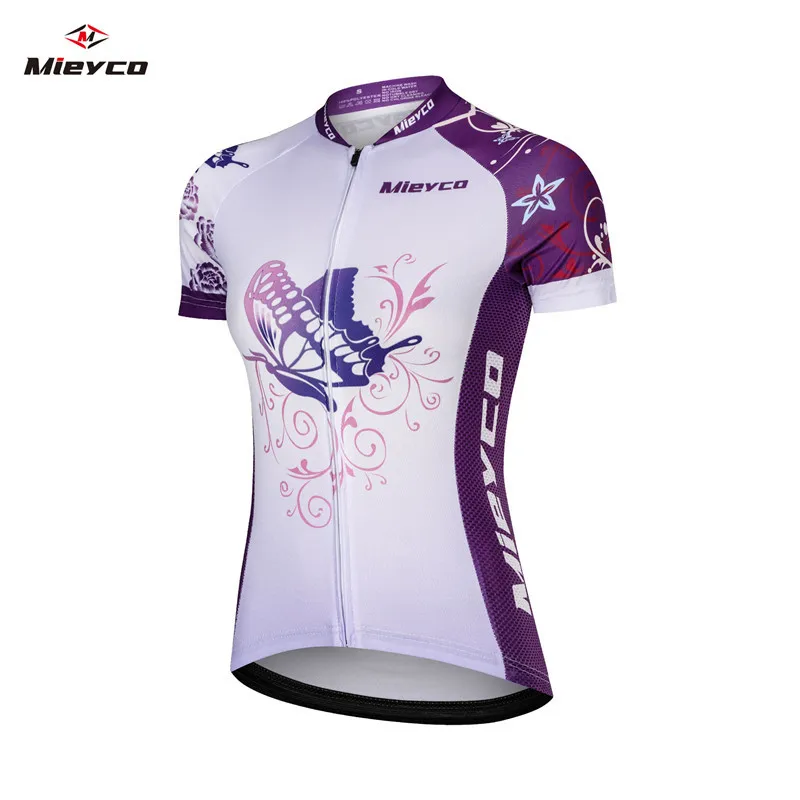 Женская велосипедная Джерси одежда топы для шоссейного велосипеда короткая езды