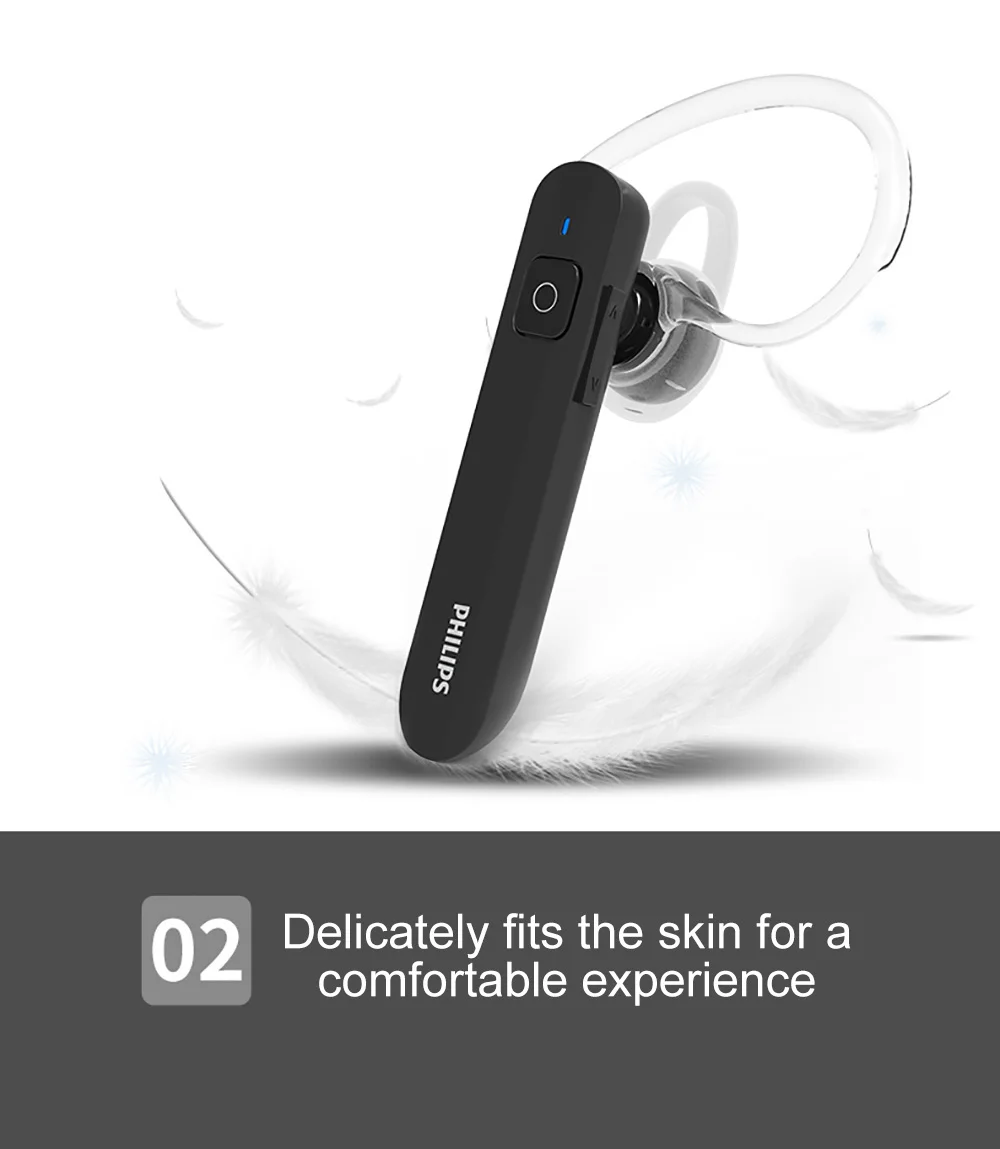Philips SHB1603 ушные крючки беспроводные Bluetooth наушники с Bluetooth 4,0 литиевая батарея для samsung Android IOS iphone