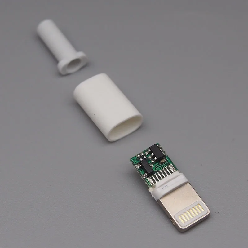 10 компл. lighting8P с чипом DIY тип сварочной проволоки штекер для iphone 5 6S кабель для передачи данных для мобильного телефона зарядное устройство