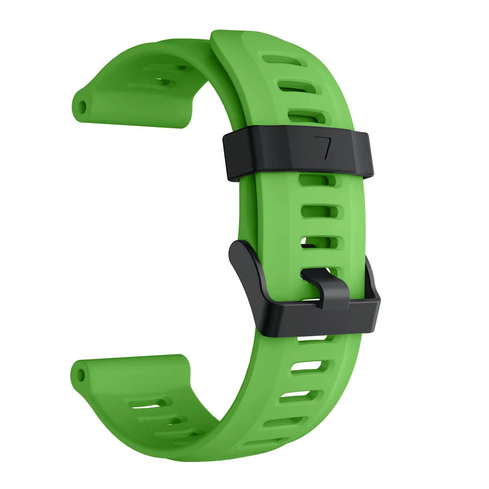 GN Спортивный Браслет для Garmin Fenix 5X Plus, умные часы, спортивная мягкая замена для силиконового ремешка, полосы, аксессуары для наручных часов l1011#2 - Цвет: GN