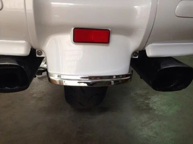 Хромированная обтекатель для заднего крыла обшивки мыши над изображением зума