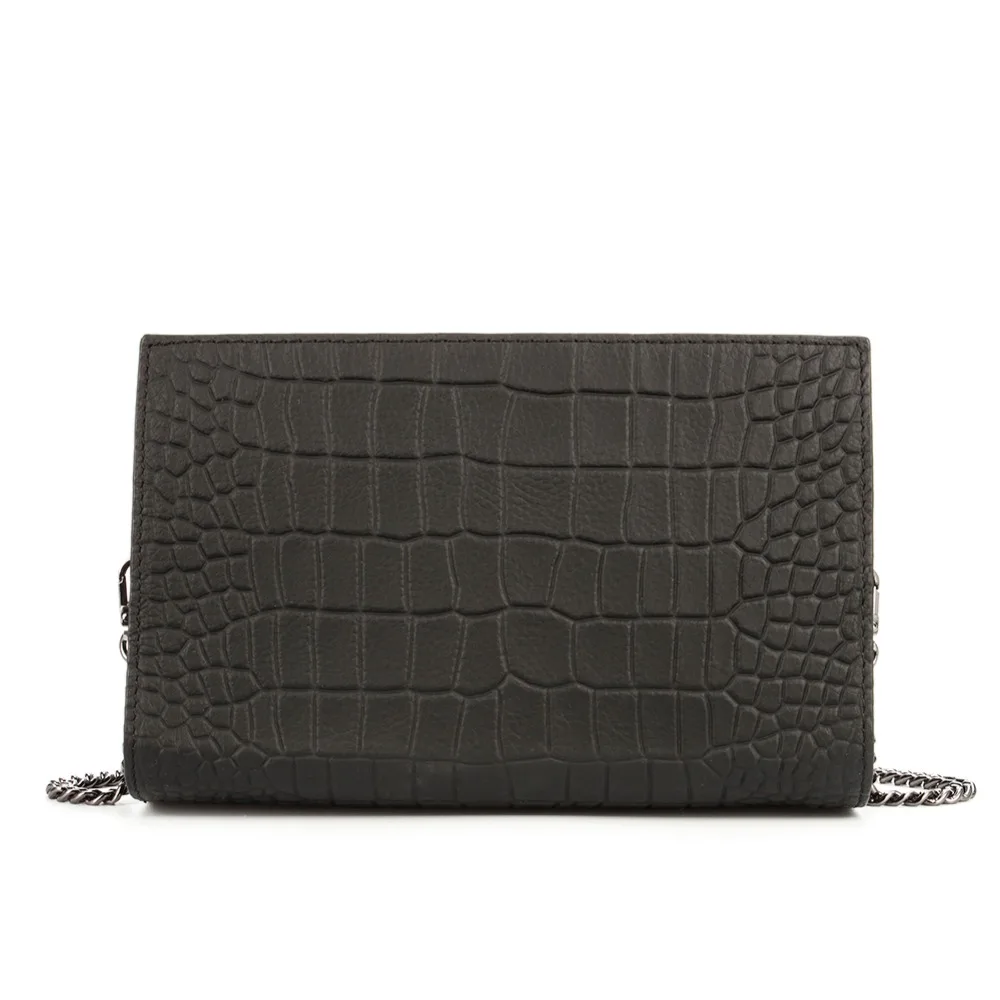 Brand Women's Alligator Pattern Genuine Leather flap Shoulder Crossbodybag | Багаж и сумки