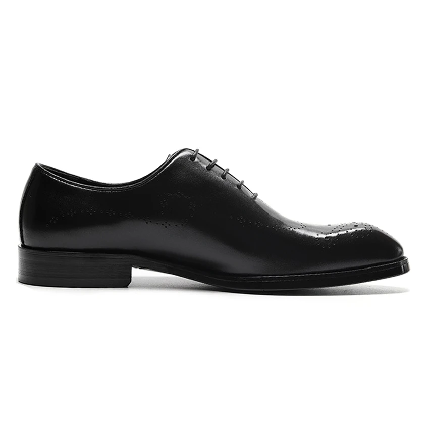 Summer Designer Genuine Leather Formal Breathable Brogues Shoes Square Toe Men's Handcrafted Medallion Oxfords For Male SG194 | Обувь