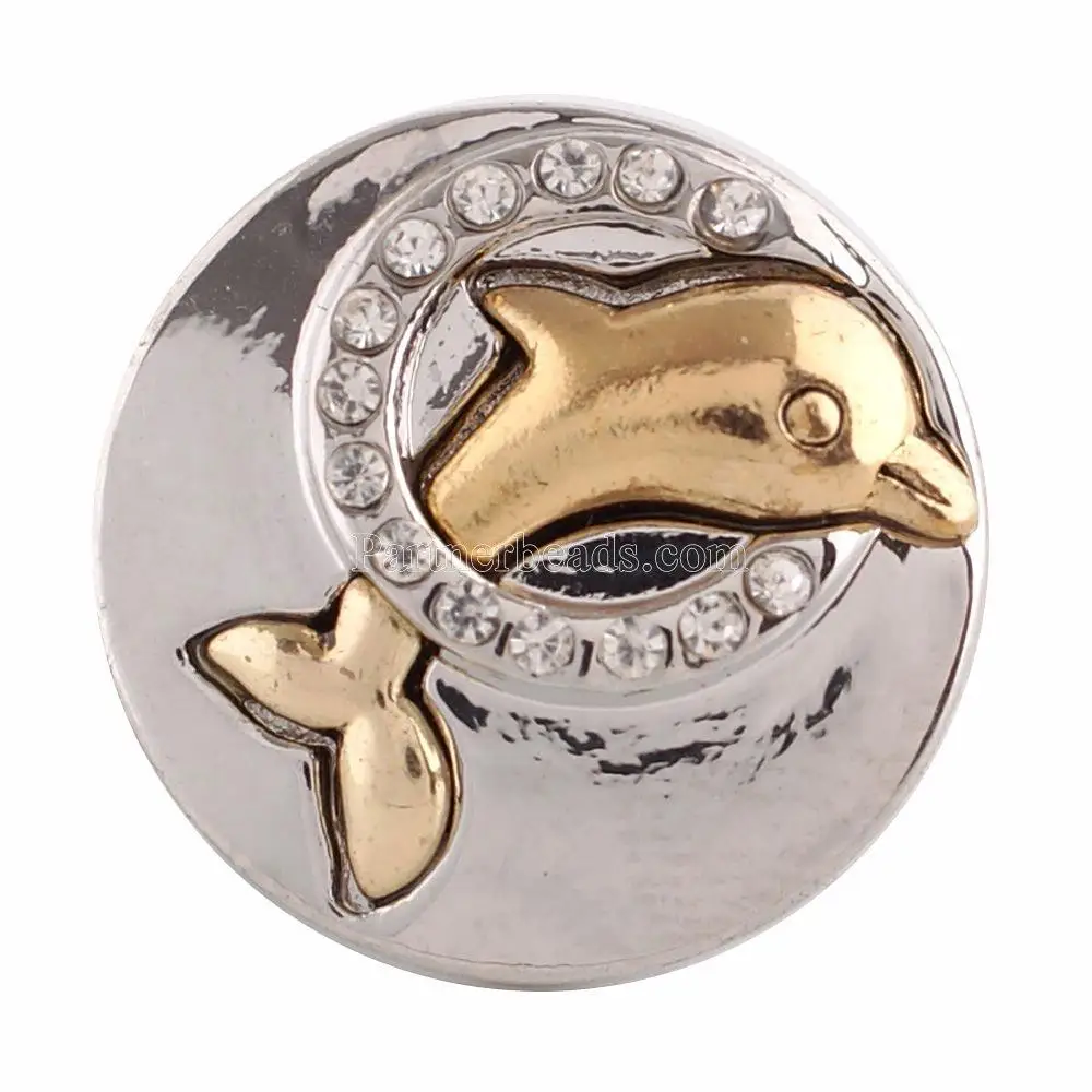 Новая мода 20 мм морской жизни оснастки бусины Дельфин оболочки лошадь ювелирные