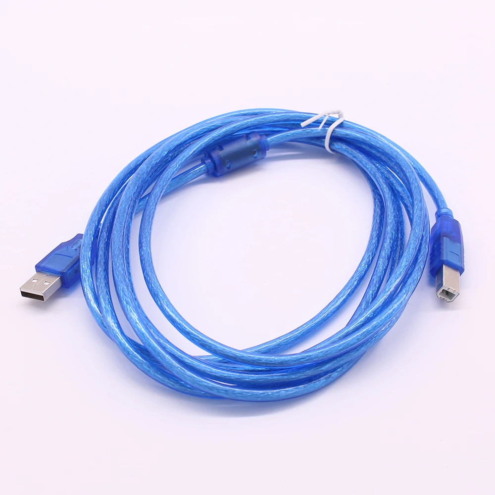 Удлинительный кабель для принтера 10 шт./лот тип А штекер в USB 2 0 прозрачный