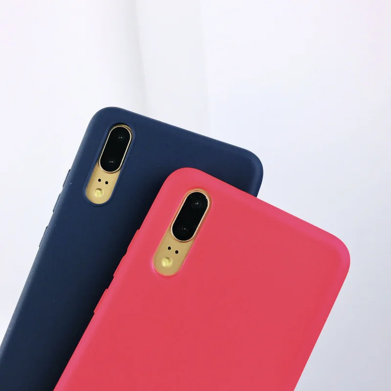 Fashion Soft Back Matte Color case for Xiaomi 6 5s plus Mix 2 2s 5c TPU Silicone Cover on Redmi Note 5 Y1 lite 4X Coque |