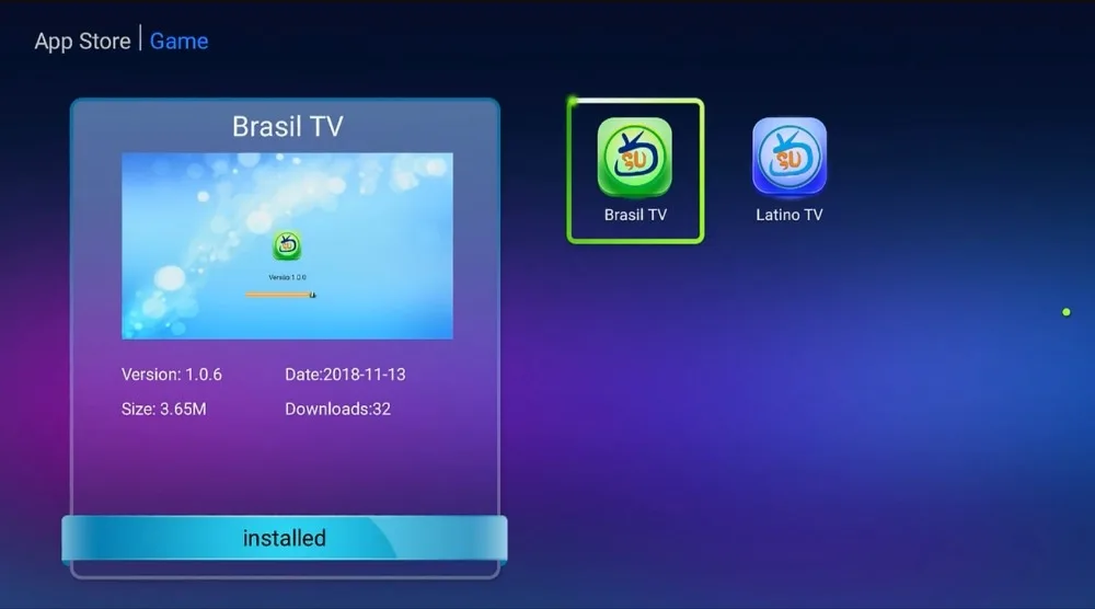 Brasil IP tv BOX с ТВ и VOD и приложением воспроизведения 4 K HD Play видео игра IP ТВ подписка Android 7.1.2 коробка