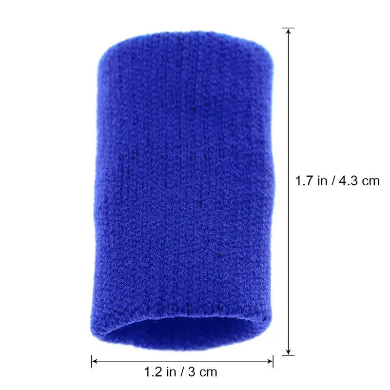 10 шт. пальца волейбола Sweatband эластичные защита для рукав артрит Поддержка