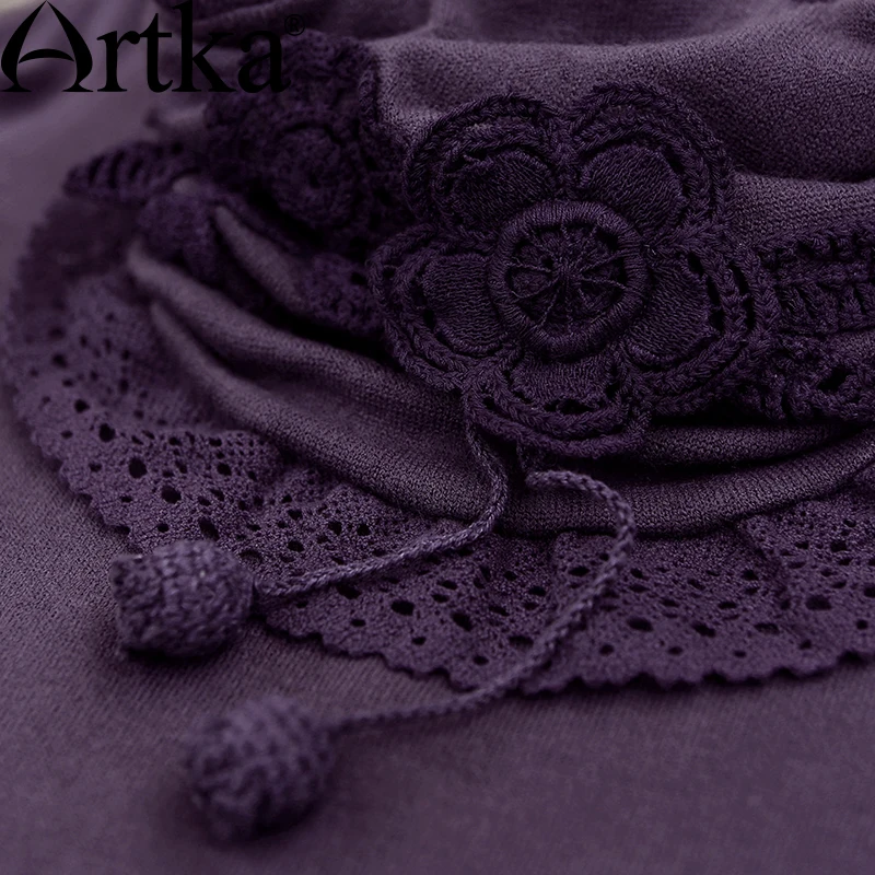 Artka 2015 женская ретро новая коллекция осенней одежды с длинными рукавами