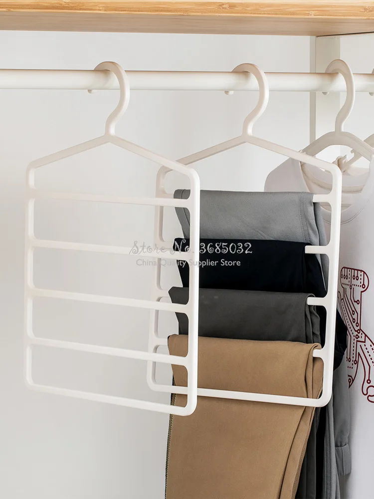 Smart Home Xiaomi Multifunctional Pants Rack Multi-layer Hanger Household Wardrobe Hook Clip Storage Anti-slipTrousers | Дом и сад