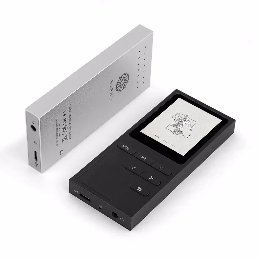Оригинальный mp3 плеер AUPHIL 16 ГБ 1 8 дюйма металлический мини спортивный музыкальный