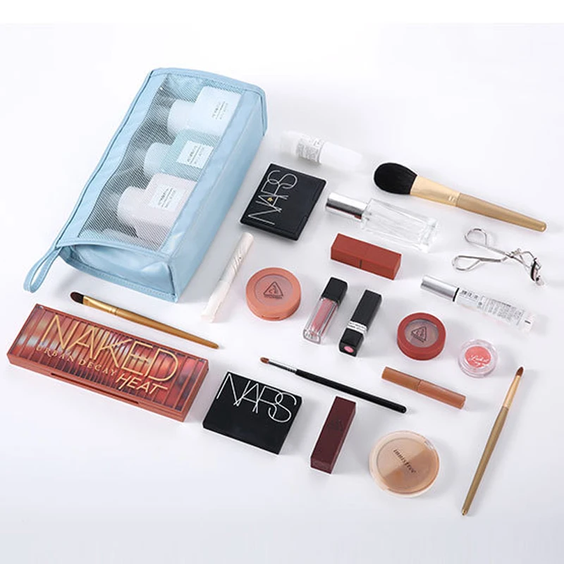 Travel Organizer Handbag Purse Large liner Lady Cheap Female Tote high quality Make Up Bag Women Cosmetic MakeUp bag | Дом и сад