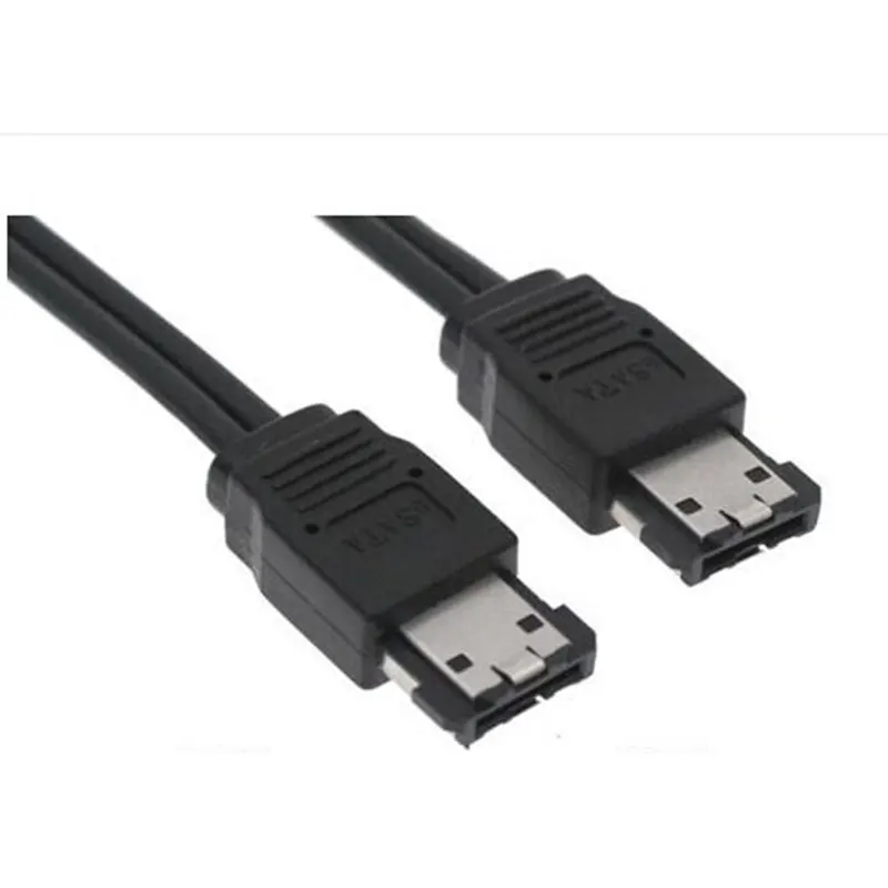 1M E-SATA to eSATA 7 Pin Male DATA 3.0 Gbps Speed Cable External Triple Shielded Clip Lead | Компьютеры и офис