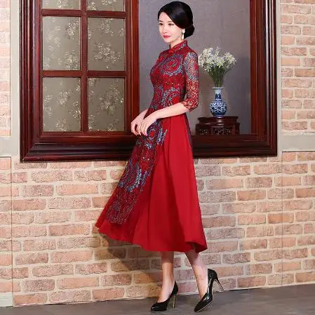 2018 Новый Вьетнам традиционной одежды свободные штаны костюм штук aodai Изящные