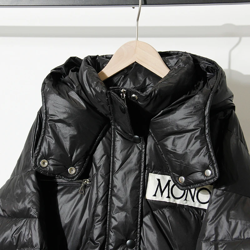 Куртка женская зимняя водонепроницаемая длинная с капюшоном|Женские пуховики| |