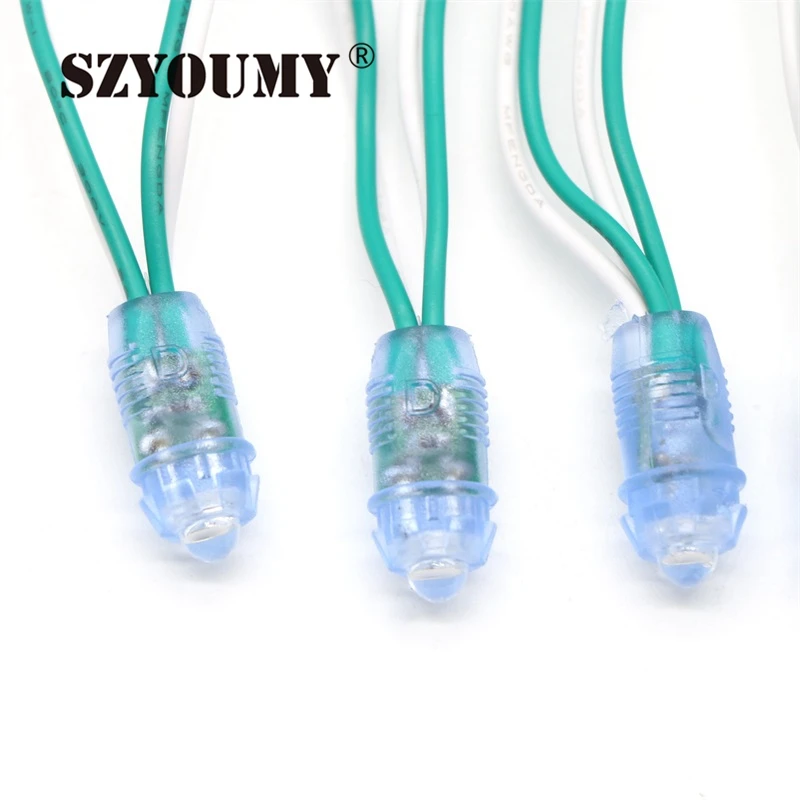SZYOUMY 12 мм WS2811 Светодиодный пиксельный модуль IP68 водонепроницаемый постоянный ток
