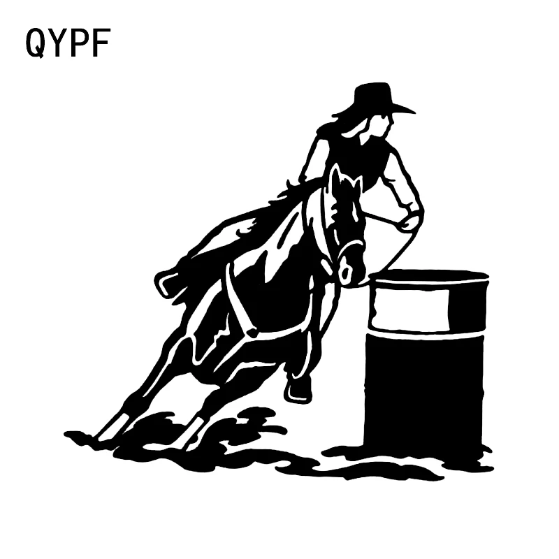 QYPF 15*13 9 см красивый спортивный декор для конного спорта Виниловая наклейка
