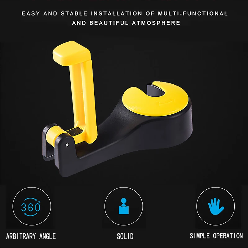 Овере 1PC заднее сиденье автомобиля хранения Hook & мобильный телефон для Fiat Punto