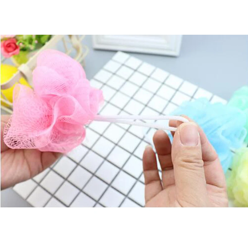 Ванная комната для тела Ванна цветок круглая губка душ мягкая пузырьки