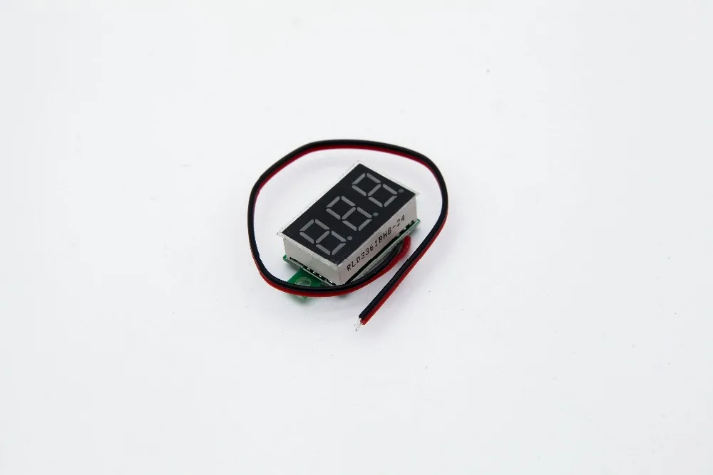 HOT Red LED display Mini Digital 4v-30v Voltmeter Tester Voltage Panel Meter For Electromobile Motorcycle Car Free Shipping | Инструменты