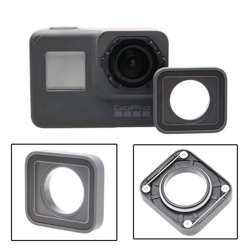 Сменное УФ стекло для объектива Gopro Hero 5/6/7 Black|Чехлы экшн-камер| |