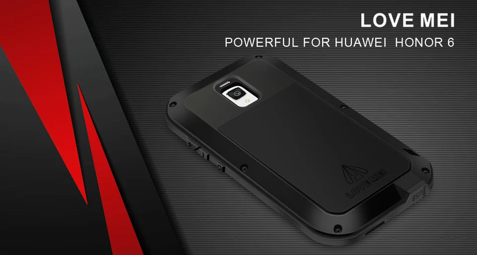 LOVE MEI Life водонепроницаемый металлический чехол для телефона для HUAWEI mate 8 9 mate Magic 9 Pro P7 P9 Plus Phone 3 Proof Cover