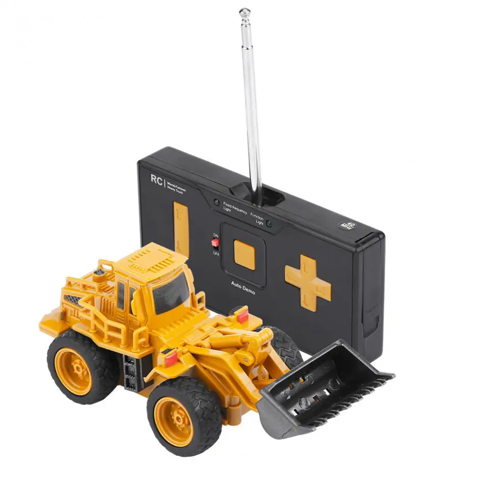 Новая игрушка RC Truck с дистанционным управлением Самосвал Для детей кран бульдозер экскаватор на дистанционном управлении электрическая Строительная игрушка