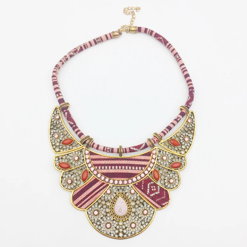 Kz-35 женское модное этническое ожерелье ожерелья и подвески boho maxi колье большой
