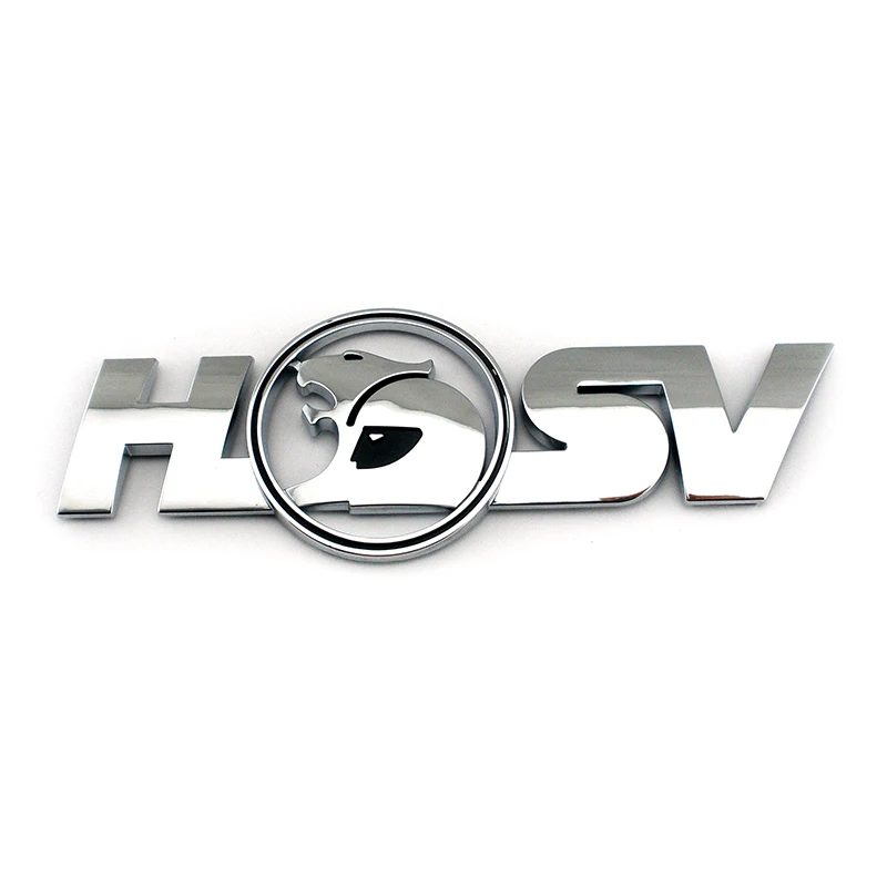 

Gloss Black HSV Auto Tailgate Emblem, Matt Black HSV Car Logo 3d Sticker Badge