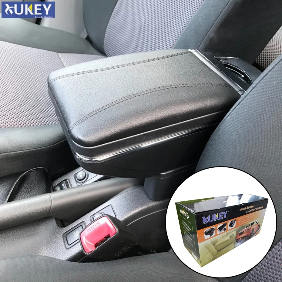 Центральный подлокотник XUKEY для Suzuki SX4 2007 2013 2008 2009 2010 2011 кожаный черный