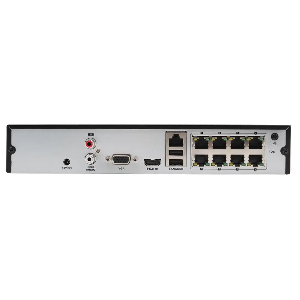 Hikvision HiLook NVR 108MH C/8 P OEM 8CH POE 8 канальный 4K CCTV система 8MP IP камера видеорегистратор с 2