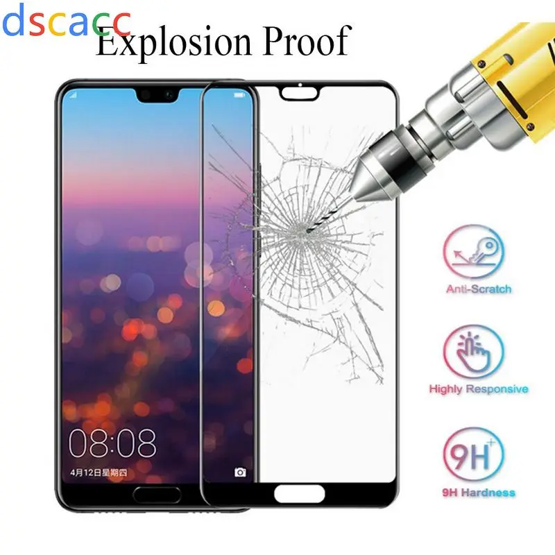 Dscacc 9D полное клеевое закаленное стекло для Huawei Honor 8X 9N 9I Play 7 V20 8 9 10 Lite Magic2 8A Max V8 V9 V10