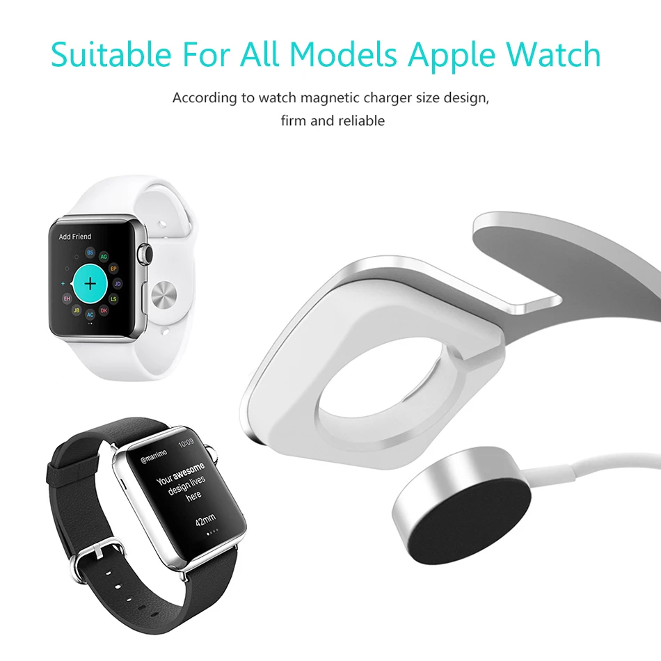 Зарядная док-станция для телефона, подставка для Apple Watch, алюминиевая подставка для мобильного зарядного устройства, держатель для телефона, зарядка для iPhone, поддержка