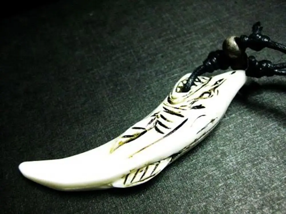 10 PCS Domineering Men Cool Killer Whale Tooth Shape Character Pendant Necklace | Украшения и аксессуары