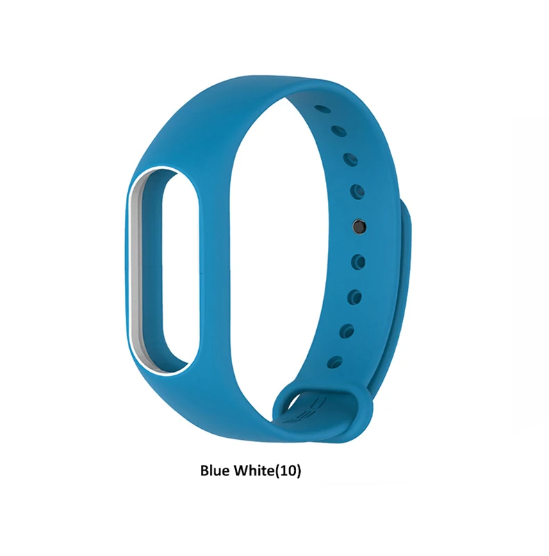 Двойной цвет mi band 2 аксессуары pulseira mi band 2 ремешок сменный силиконовый ремешок для xiaomi mi2 умный Браслет