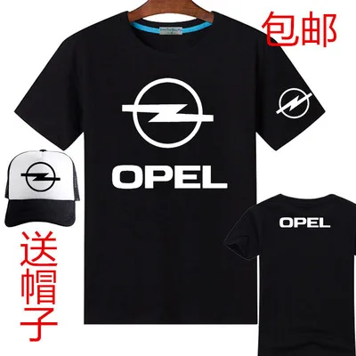 Летняя мужская футболка с коротким рукавом для Opel женская и Мужская бейсболка