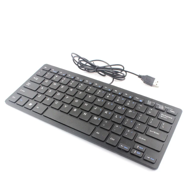 New Hot Sell 1 Piece Ultra-slim USB Wired Keyboard Mini Portable Plug and Play for Desktop Laptop Computer Pc | Компьютеры и офис