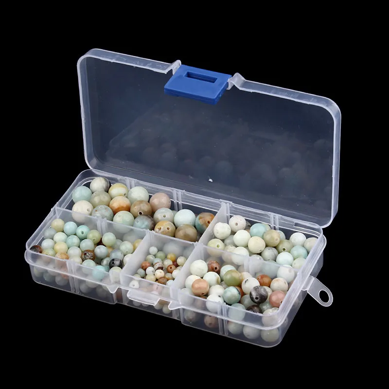 Amazonite beads 340 шт./кор. 4/6/8/10 мм круглый натуральный граненый Амазонит бирюзой бусины lava rock Quartzs Кристалл Loose Beads F2978 - Цвет: Amazonite beads
