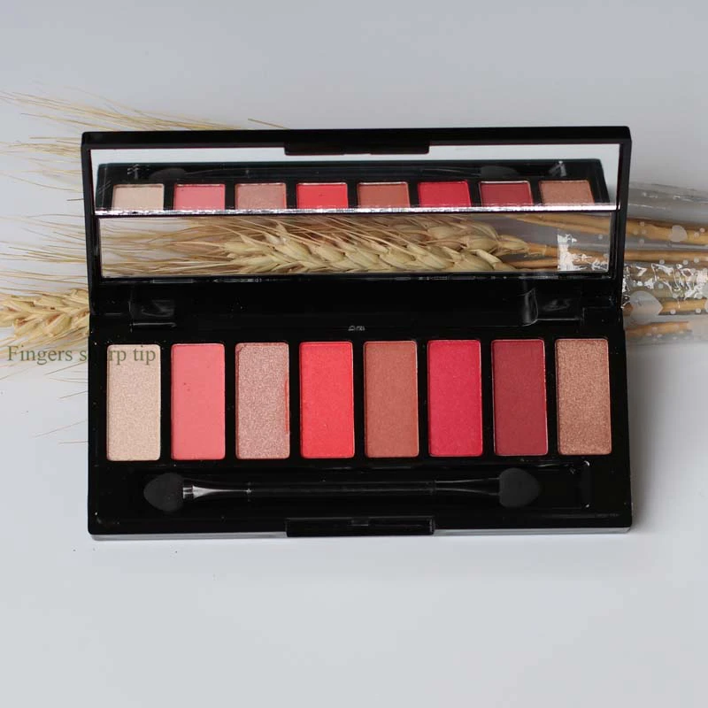 8-color eye shadow palette pink peach makeup easy to age charming pearlescent matte 8# |