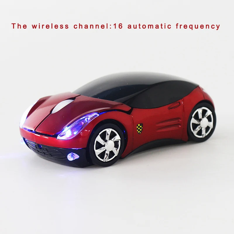 SOVAWIN светодиодный беспроводной мышь в форме автомобиля мини мышь 1200 dpi 2,4G USB приемник игровая оптическая электронная мышь для ноутбука компьютера ПК