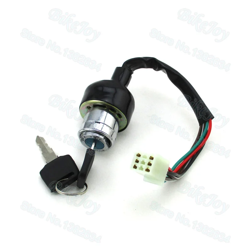 6 Pin Wire On Lock Off Ignition Key Switch For Kazuma Meerkat 50 50cc ATV Quad |