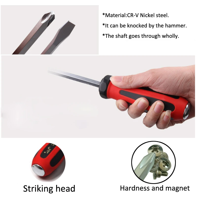 Пожизненная гарантия многослойный шлицевой Ударный Молоток phillips Jetech