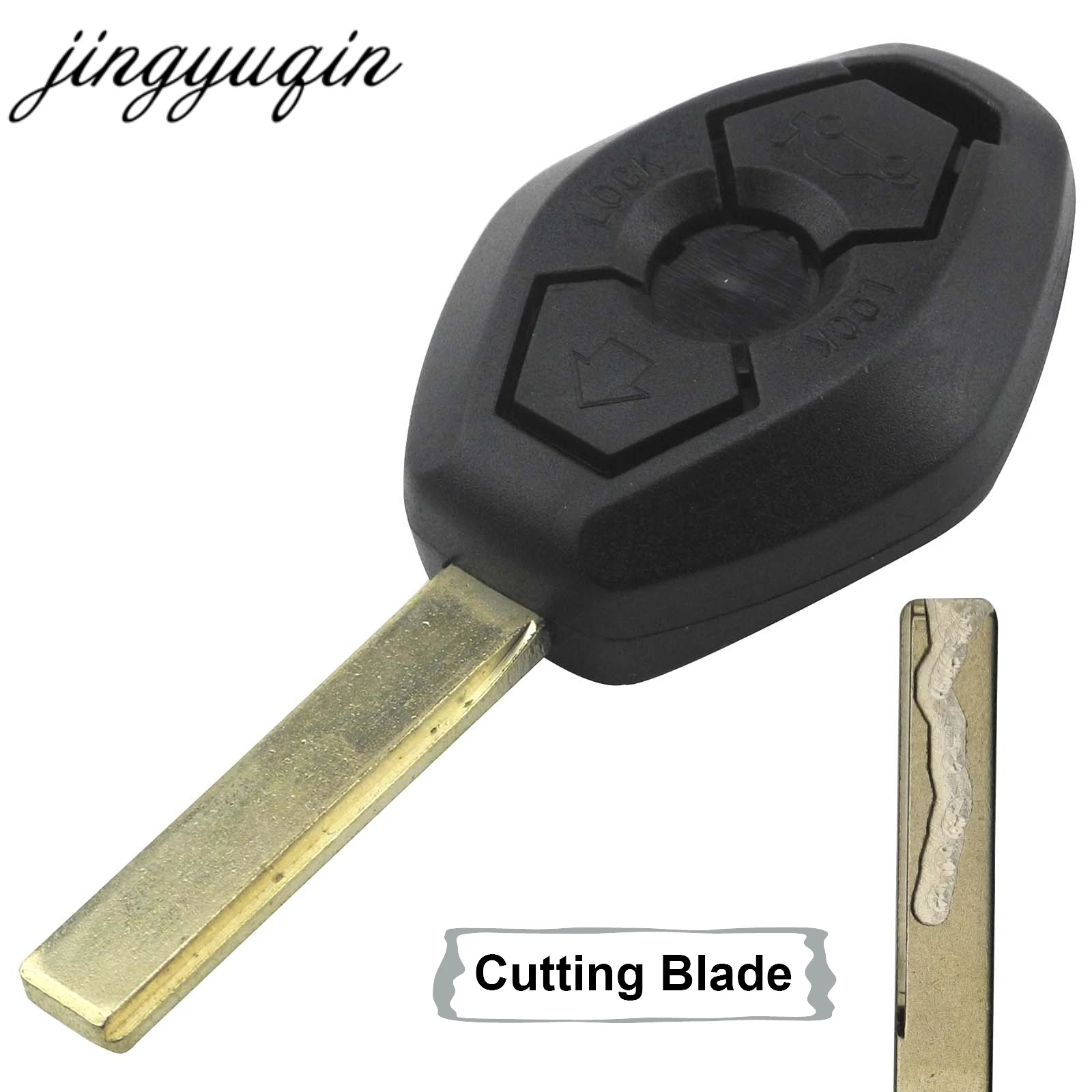Jingyuqin Cut Blade Автомобильный Дистанционный брелок для BMW EWS X3 X5 Z3 Z4 1/3/5/7 серии E38 E39 E46